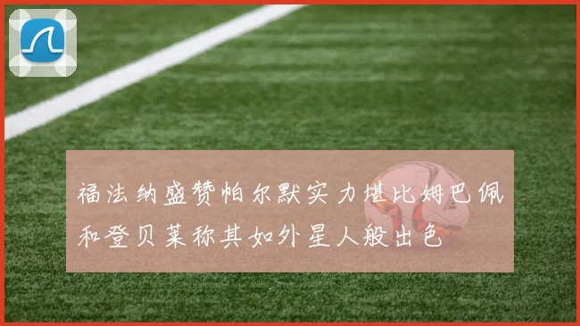 福法纳盛赞帕尔默实力堪比姆巴佩和登贝莱称其如外星人般出色